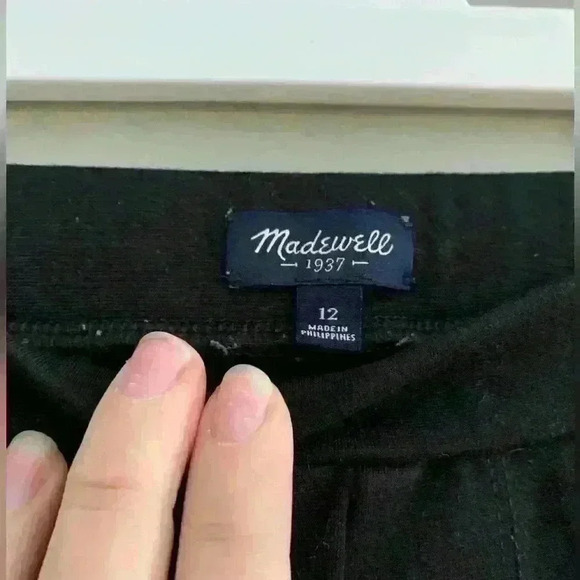 Madewell leggings jeggings size 12 in black - Picture 2 of 4